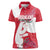 Greenland Flag Style Women Polo Shirt Polar Pear