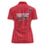 Greenland Flag Style Women Polo Shirt Polar Pear