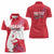 Greenland Flag Style Women Polo Shirt Polar Pear