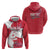 Greenland Flag Style Zip Hoodie Polar Pear