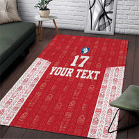 Custom Greenland Football 2024-25 Area Rug Tupilaq Pattern