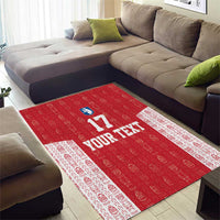 Custom Greenland Football 2024-25 Area Rug Tupilaq Pattern