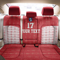Custom Greenland Football 2024-25 Back Car Seat Cover Tupilaq Pattern