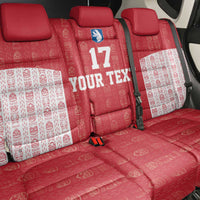 Custom Greenland Football 2024-25 Back Car Seat Cover Tupilaq Pattern