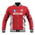 Custom Greenland Football 2024-25 Baseball Jacket Tupilaq Pattern