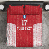 Custom Greenland Football 2024-25 Bedding Set Tupilaq Pattern