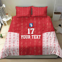 Custom Greenland Football 2024-25 Bedding Set Tupilaq Pattern