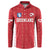 Custom Greenland Football 2024-25 Button Sweatshirt Tupilaq Pattern