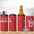 Custom Greenland Football 2024-25 4 in 1 Can Cooler Tumbler Tupilaq Pattern