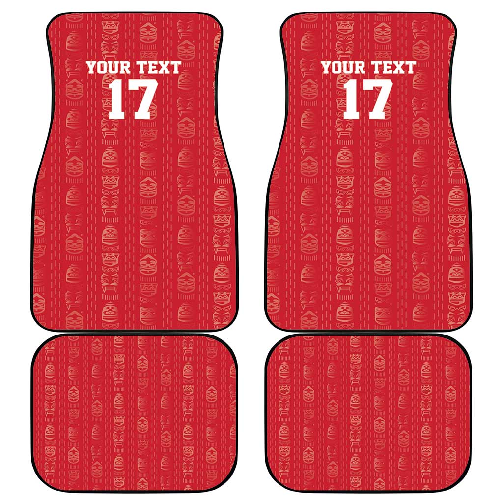 Custom Greenland Football 2024-25 Car Mats Tupilaq Pattern