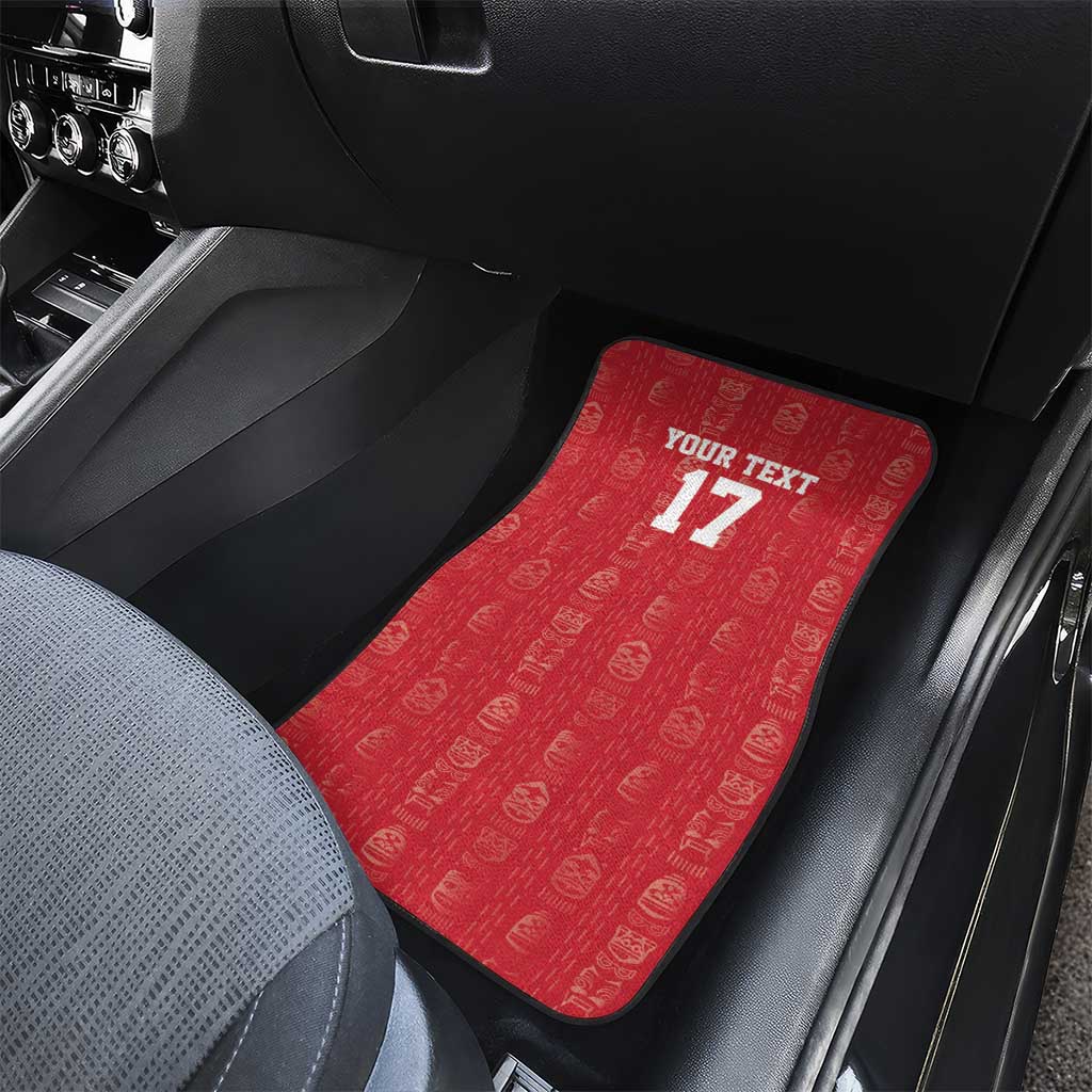 Custom Greenland Football 2024-25 Car Mats Tupilaq Pattern