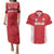 Custom Greenland Football 2024-25 Couples Matching Puletasi and Hawaiian Shirt Tupilaq Pattern