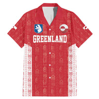 Custom Greenland Football 2024-25 Family Matching Mermaid Dress and Hawaiian Shirt Tupilaq Pattern