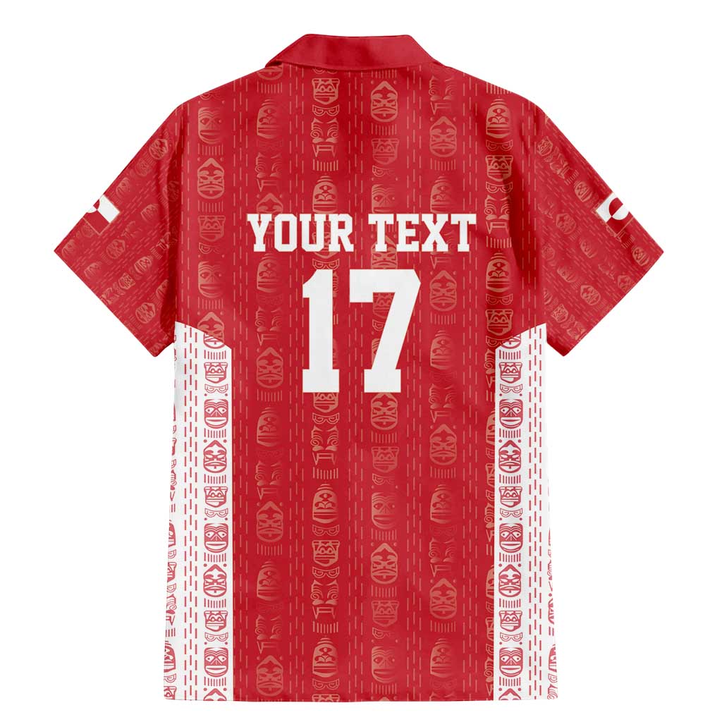 Custom Greenland Football 2024-25 Family Matching Mermaid Dress and Hawaiian Shirt Tupilaq Pattern