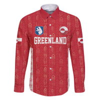 Custom Greenland Football 2024-25 Family Matching Mermaid Dress and Hawaiian Shirt Tupilaq Pattern
