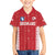 Custom Greenland Football 2024-25 Family Matching Off The Shoulder Long Sleeve Dress and Hawaiian Shirt Tupilaq Pattern