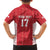 Custom Greenland Football 2024-25 Family Matching Off Shoulder Maxi Dress and Hawaiian Shirt Tupilaq Pattern
