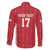 Custom Greenland Football 2024-25 Family Matching Off Shoulder Maxi Dress and Hawaiian Shirt Tupilaq Pattern