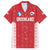 Custom Greenland Football 2024-25 Family Matching Short Sleeve Bodycon Dress and Hawaiian Shirt Tupilaq Pattern