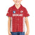 Custom Greenland Football 2024-25 Family Matching Short Sleeve Bodycon Dress and Hawaiian Shirt Tupilaq Pattern