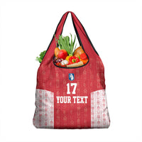 Custom Greenland Football 2024-25 Grocery Bag Tupilaq Pattern