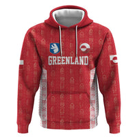 Custom Greenland Football 2024-25 Hoodie Tupilaq Pattern