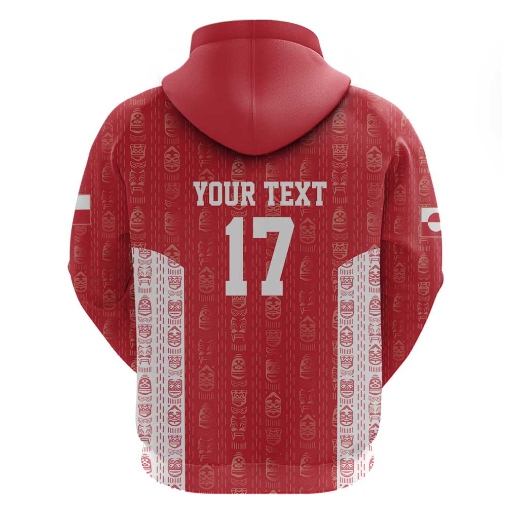 Custom Greenland Football 2024-25 Hoodie Tupilaq Pattern
