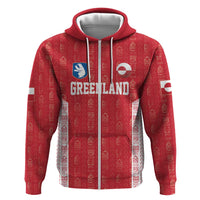 Custom Greenland Football 2024-25 Hoodie Tupilaq Pattern