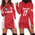 Custom Greenland Football 2024-25 Hoodie Dress Tupilaq Pattern