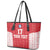 Custom Greenland Football 2024-25 Leather Tote Bag Tupilaq Pattern