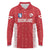 Custom Greenland Football 2024-25 Long Sleeve Polo Shirt Tupilaq Pattern