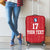 Custom Greenland Football 2024-25 Luggage Cover Tupilaq Pattern