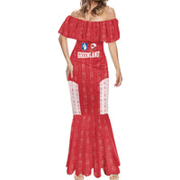 Custom Greenland Football 2024-25 Mermaid Dress Tupilaq Pattern