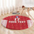 Custom Greenland Football 2024-25 Round Carpet Tupilaq Pattern