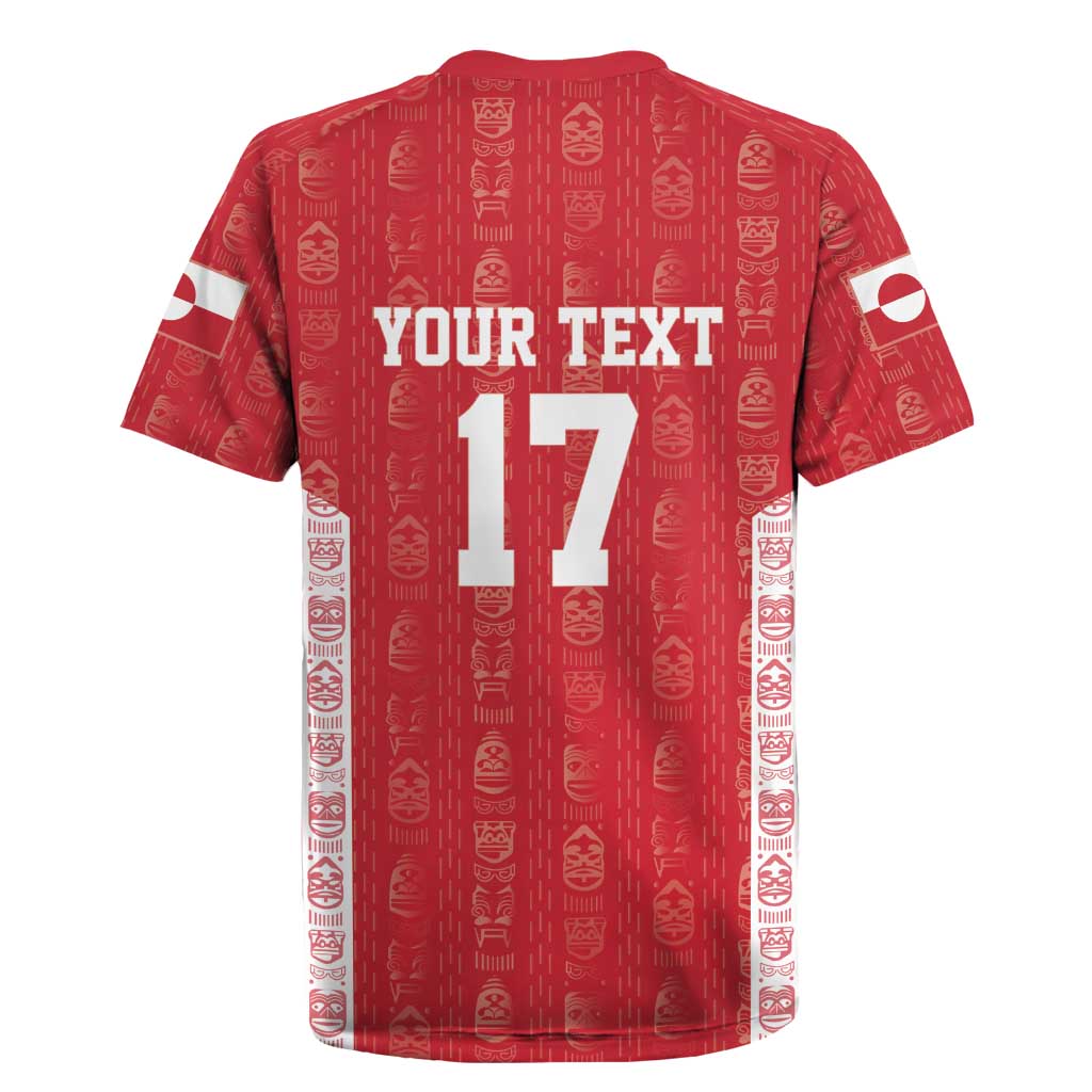 Custom Greenland Football 2024-25 Rugby Jersey Tupilaq Pattern