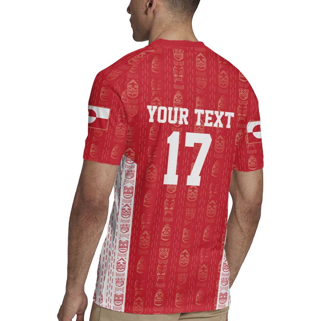 Custom Greenland Football 2024-25 Rugby Jersey Tupilaq Pattern
