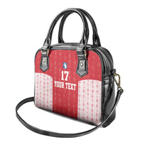 Custom Greenland Football 2024-25 Shoulder Handbag Tupilaq Pattern