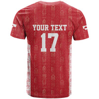 Custom Greenland Football 2024-25 T Shirt Tupilaq Pattern