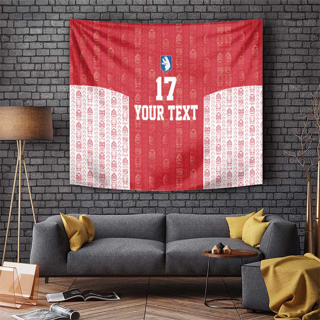 Custom Greenland Football 2024-25 Tapestry Tupilaq Pattern