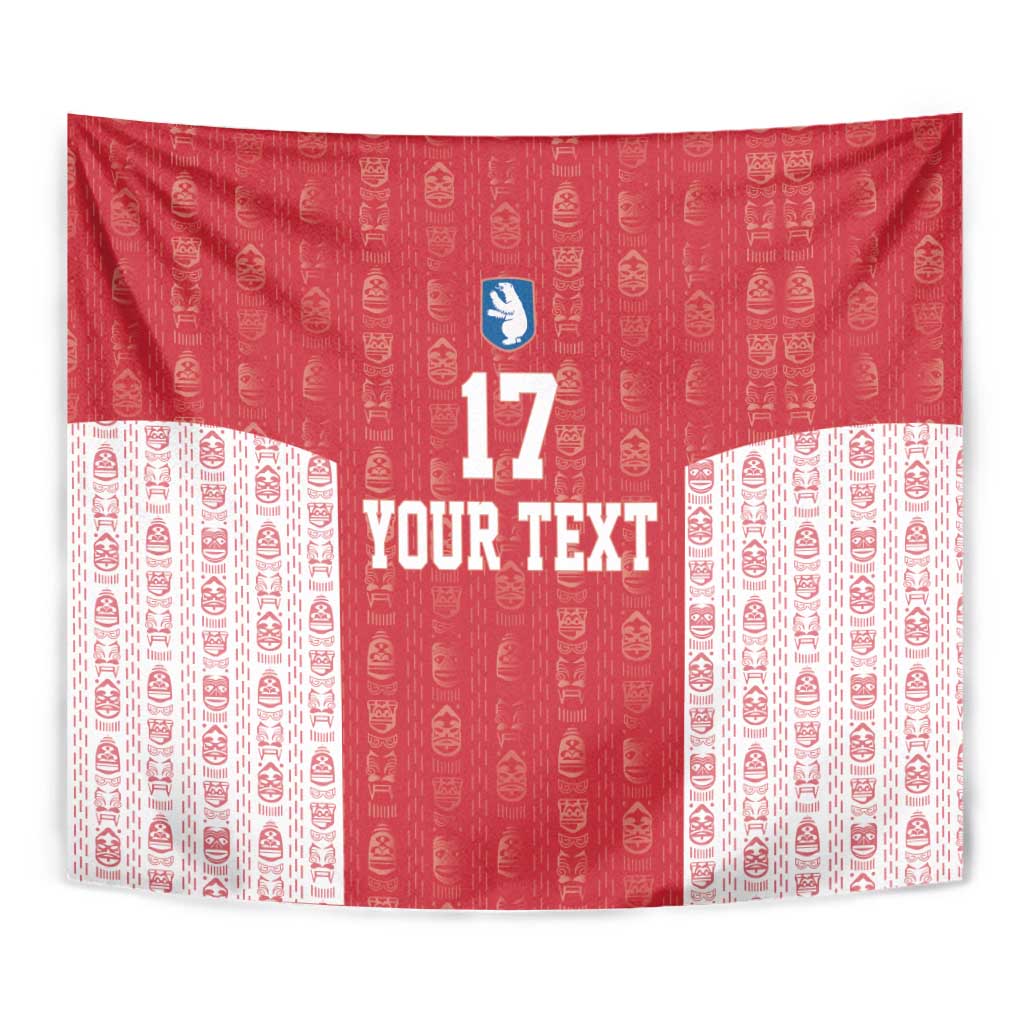 Custom Greenland Football 2024-25 Tapestry Tupilaq Pattern
