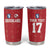 Custom Greenland Football 2024-25 Tumbler Cup Tupilaq Pattern