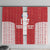 Custom Greenland Football 2024-25 Window Curtain Tupilaq Pattern