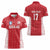 Custom Greenland Football 2024-25 Women Polo Shirt Tupilaq Pattern