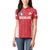 Custom Greenland Football 2024-25 Women Polo Shirt Tupilaq Pattern