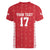 Custom Greenland Football 2024-25 Women V-Neck T-Shirt Tupilaq Pattern