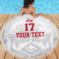 Custom Greenland Football Beach Blanket Polar-Bamserne 2022 Version