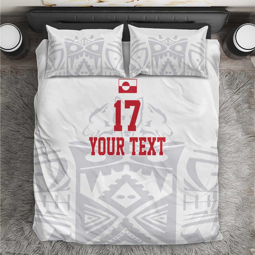 Custom Greenland Football Bedding Set Polar-Bamserne 2022 Version