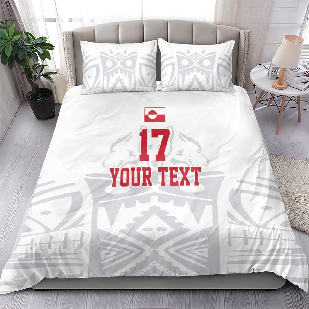 Custom Greenland Football Bedding Set Polar-Bamserne 2022 Version