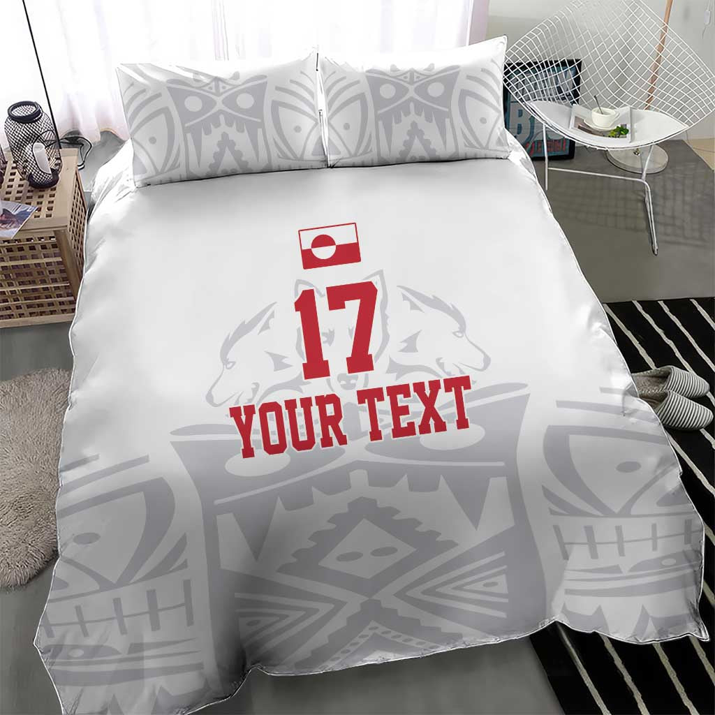 Custom Greenland Football Bedding Set Polar-Bamserne 2022 Version