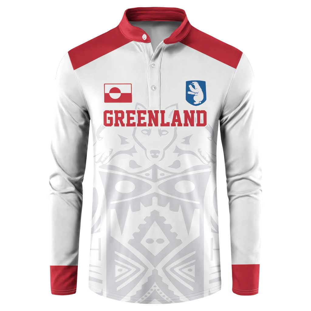 Custom Greenland Football Button Sweatshirt Polar-Bamserne 2022 Version